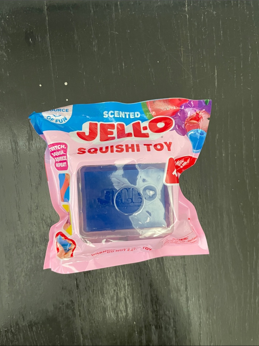 Jell-O Squishi Jiggle Cube - Blue
